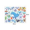 Cartoon Marine Animals Wall Sticker for Kids Rooms Bedroom Background Home Decals Decoration Lovely Animal Nursery Stickers