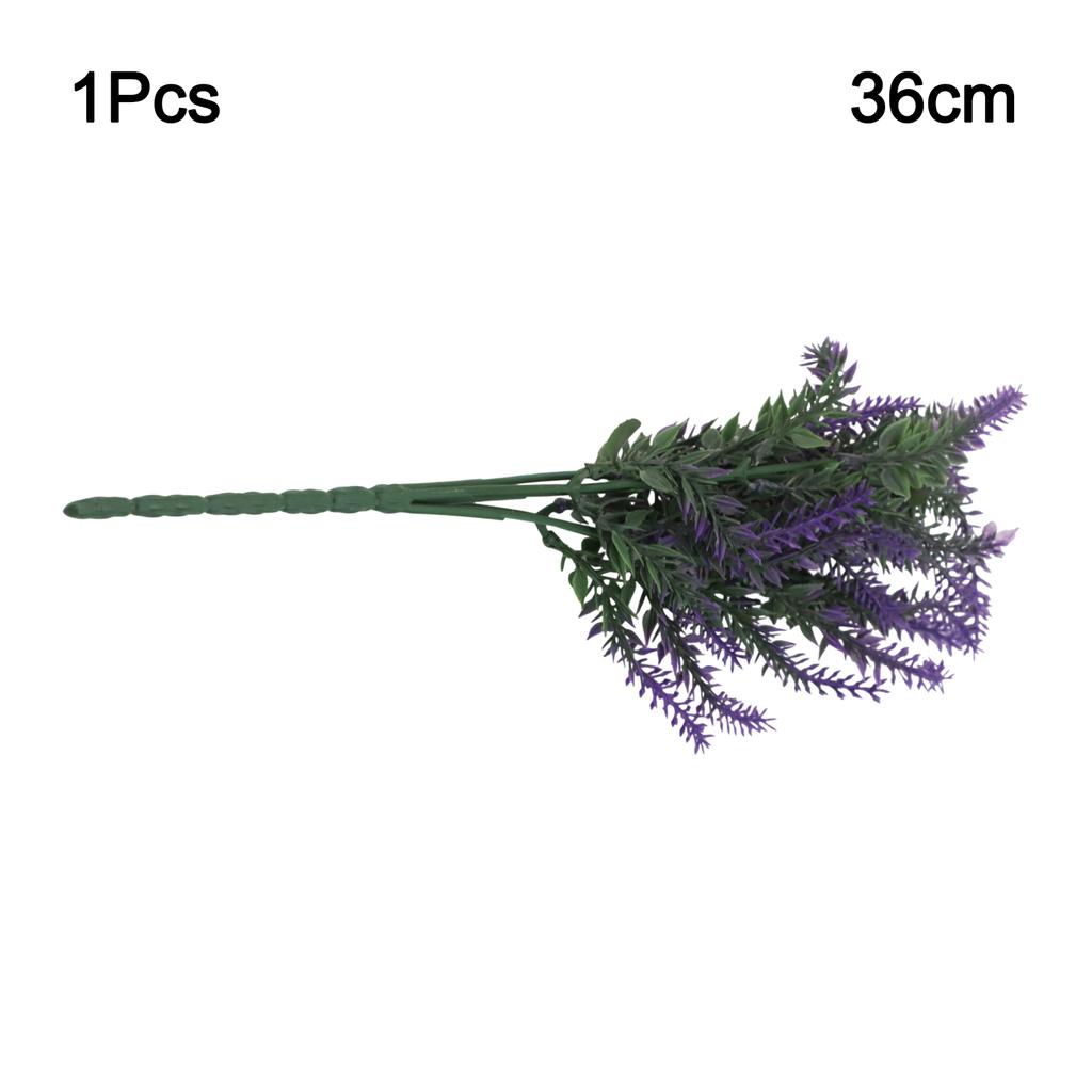Hot Sale 100% Brand New Lavender Bouquet Simulation Bouquet Plastic Wedding Cold Resistant Lavender Gypsophila