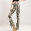 Leopard Print High-Waist Yoga Pants: Slimming, Hip-Lift, Straight-Leg Fitness Wear