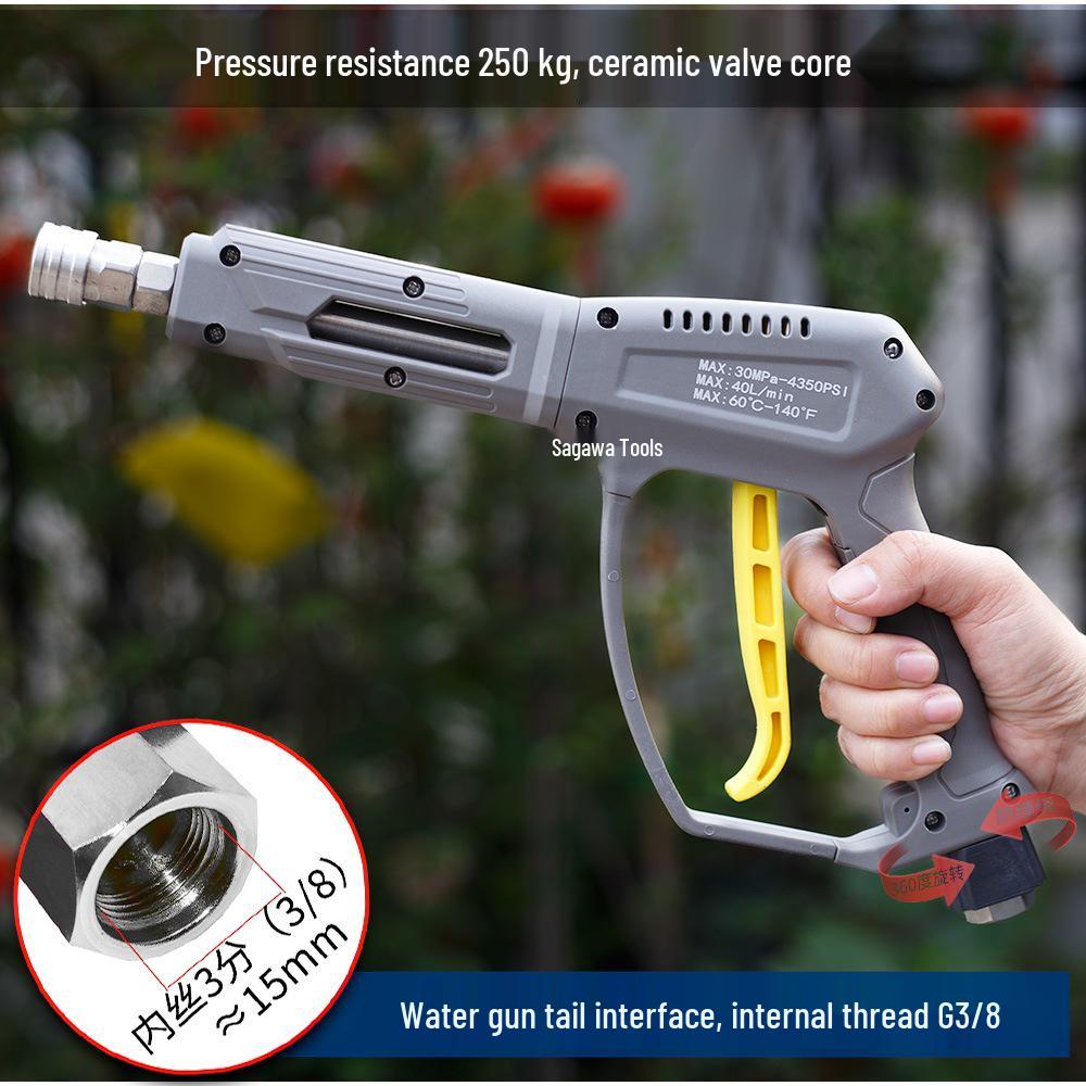 

250 kg Washer: High-Pressure Car Wash Gun with M14/M18/M22 Ceramic Core, Anti-Tangle Tail