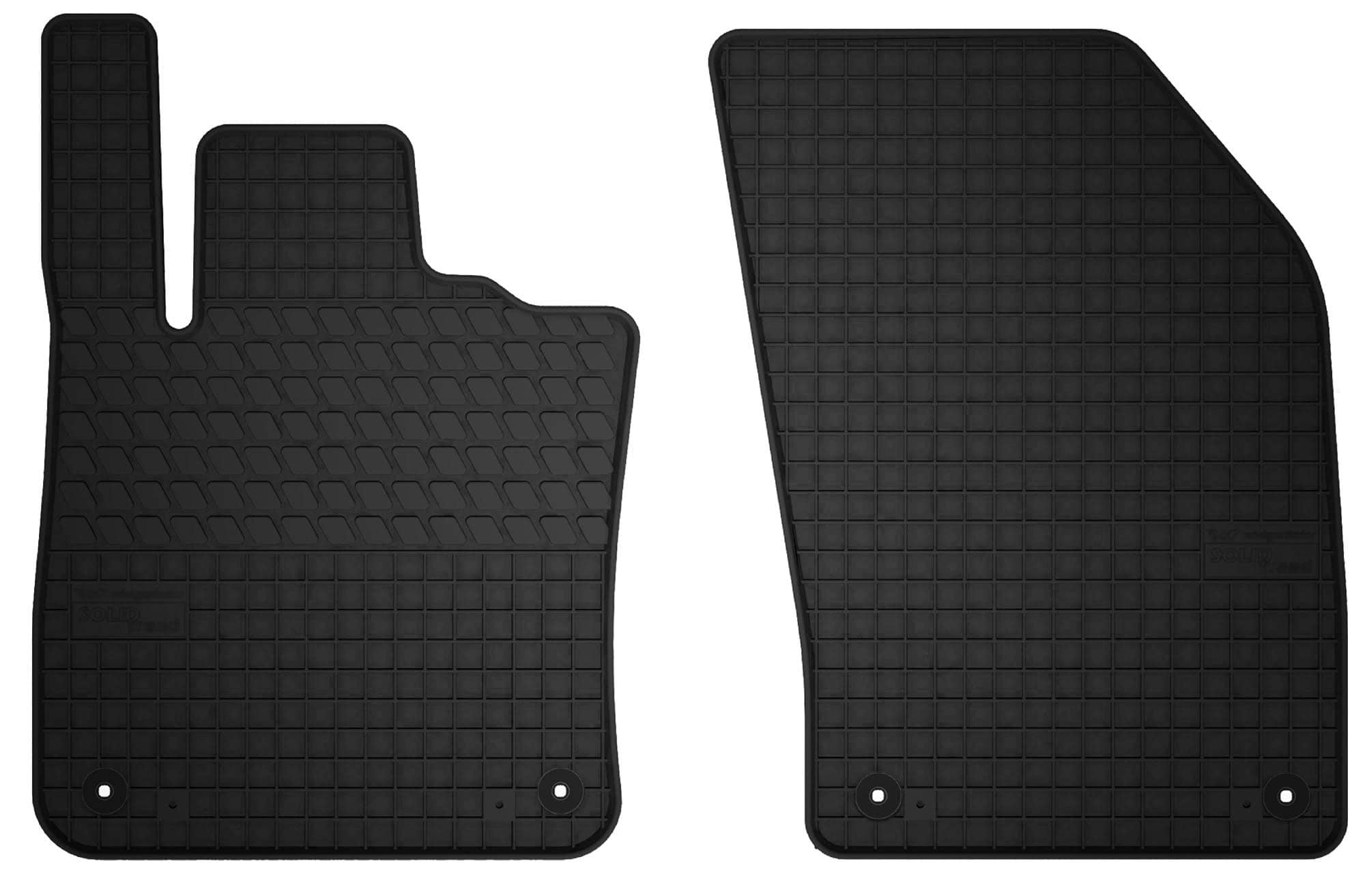 front rubber mats for: Volvo S60 III 0 (from 2018 to -)
