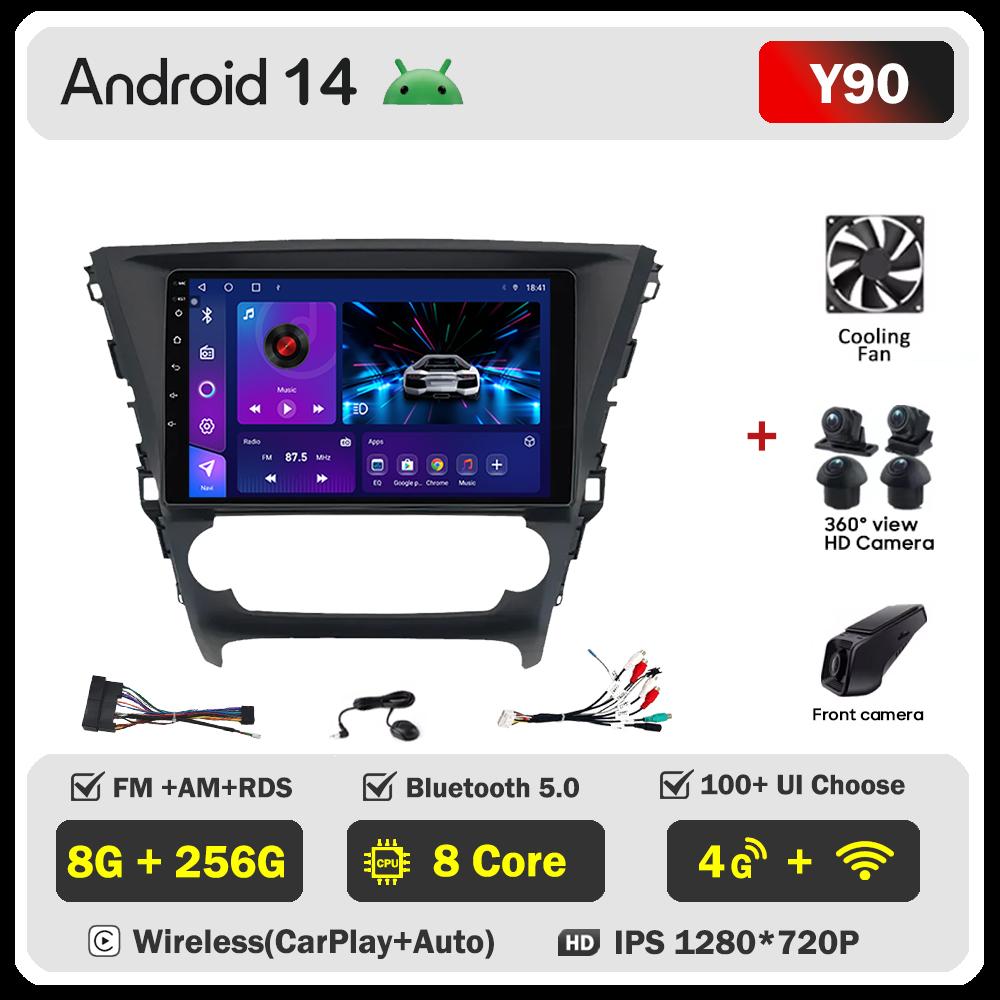 For Toyota Avensis 2018-2020 Car Radio Player Car Carplay Screen Autoradio Mirror Link Car Intelligent Systems Touch Screen RDS