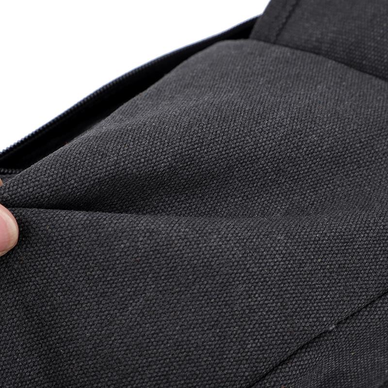 Bolsa de Cintura em Lona Esportes ao Ar Livre Multifuncional Bolsa de Cintura Masculina Durável Portátil Porta-Celular