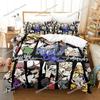 Anime The World Ends with You Neku Sakuraba Bedding Set Duvet Cover Bed Set Quilt Cover Pillowcase Comforter King Queen Size