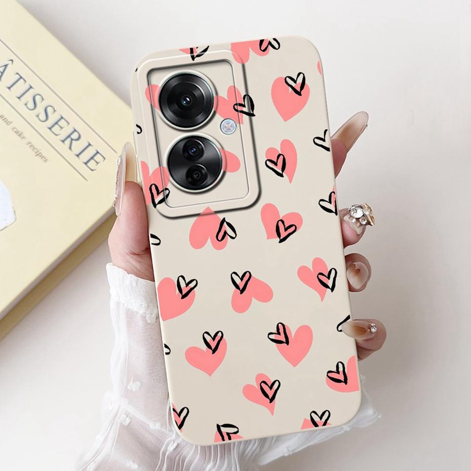 Cute Cartoon Phone Case For OPPO Reno11 F 11 11Pro 5G Soft Silicone Shockproof Cover For Oppo Reno11 Pro 11F Cases Bumpers