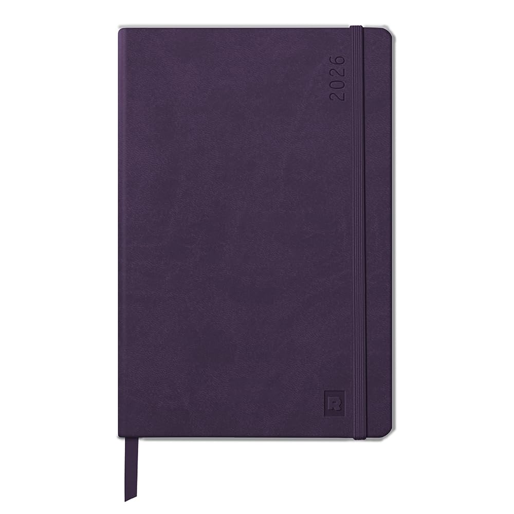 New Rhodia January Planner Weekly Vertical Web Planner Weekly Rhodia cf117293 Color [Starting 2026] Diary, A5, Type, Vertical, Aubergine,