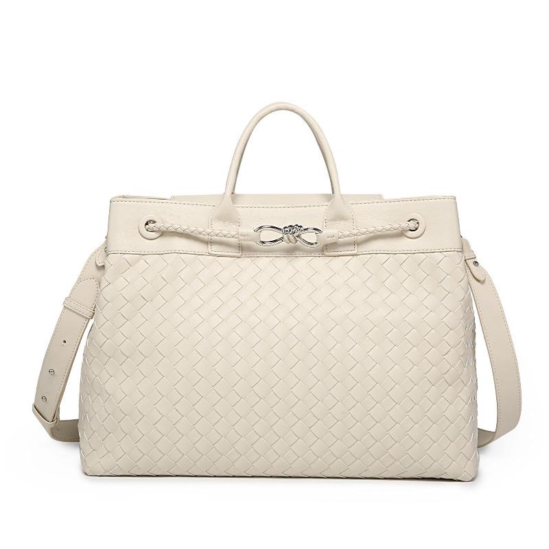Bolsa de palha tecida à mão, bolsa de mão de alta qualidade e grande capacidade, bolsa mensageiro versátil para ombro, sucesso de exportação