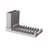 UOTO Folding Kitchen Dish Drying Rack with Pot Lid Holder