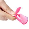 10Pcs/Bag Colorfulful Acrylic Manicure Art Dipped Cap Clip Nail Cleaning Manicure UV Gel Nail Polish Dipped Wrapping Tool Finger