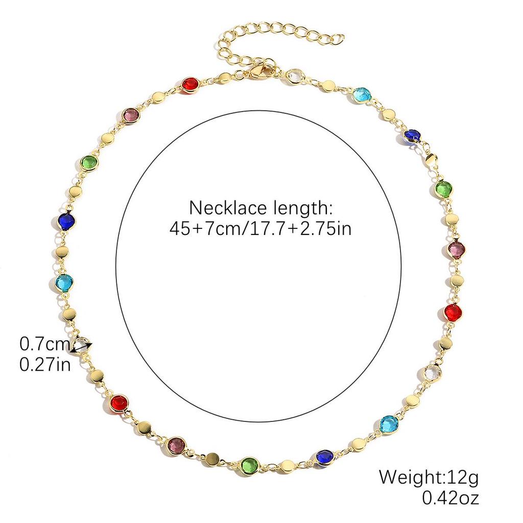 European & American Tassel Beaded Clavicle Crystal Necklace - Women's Fashion Jewelry