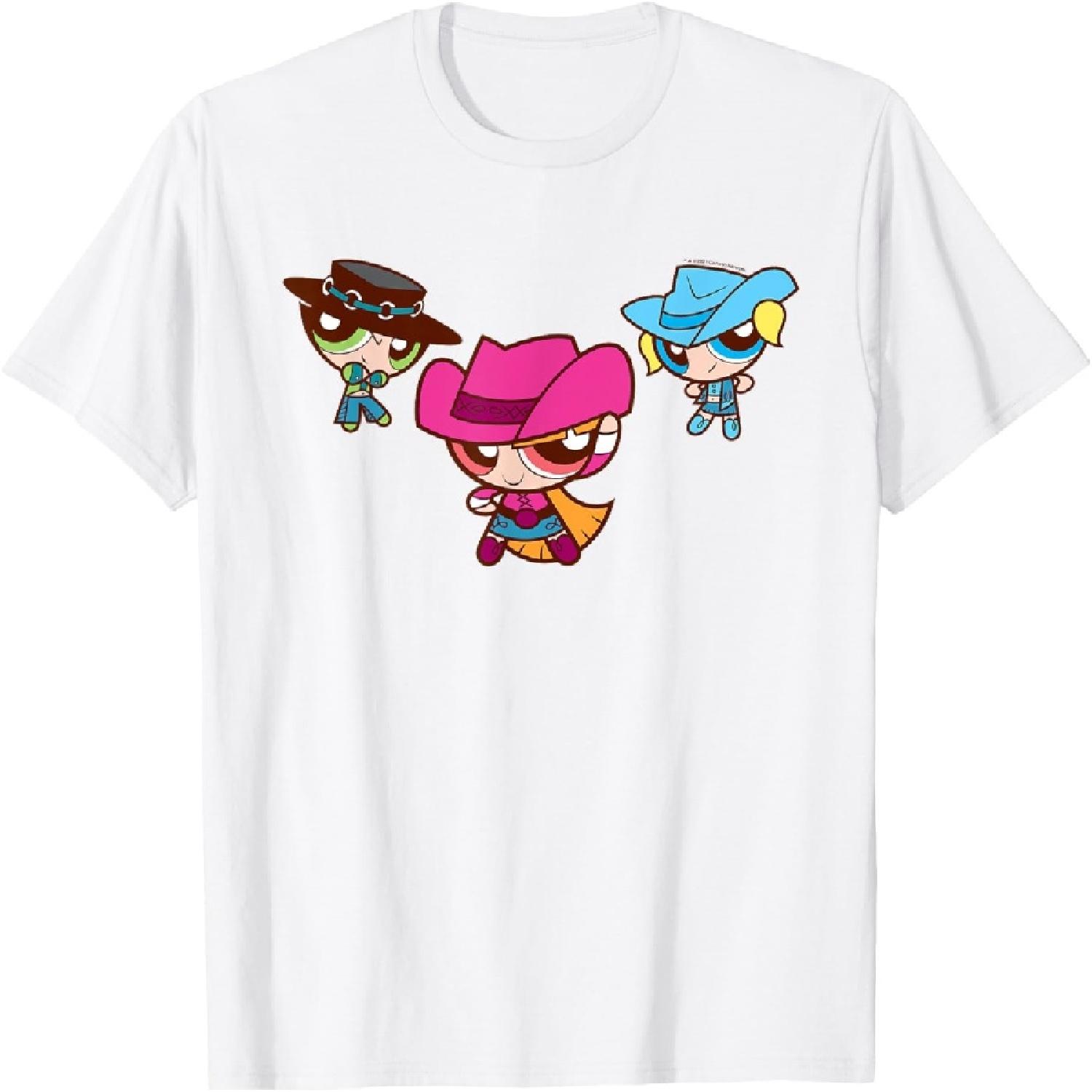 Powerpuff Girls Cowgirl Ready T-Shirt XXXXXL белый