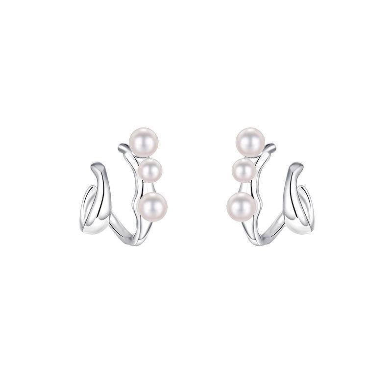 Pearl Earrings New Niche High-end Earrings Light Luxury Women's Earrings