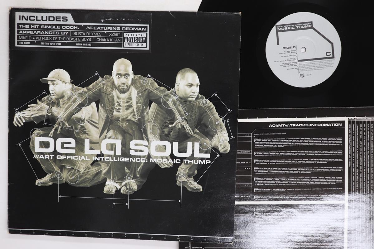 LP Record DE LA SOUL  Art Official Intelligence Mosaic T TBV1348 TOMMY BOY 2000 Europe Rap  HipHopRB Used