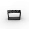 Non-Toxic Moc 10Pcs 60594 Window 1X4X3 Building Blocks No Shutter Tabs Educational Bricks Particle Puzzle Diy Toy Children Birthday Gift