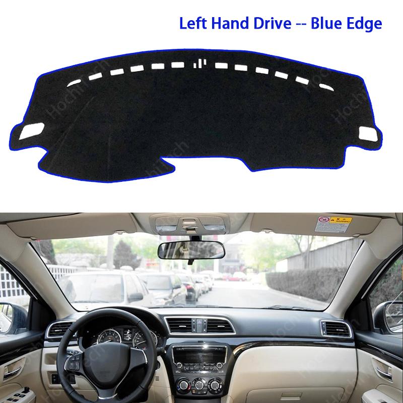Car Styling Suede Dashmat Dashboard Custom Cover Pad Dash Mat Carpet for Suzuki Ciaz