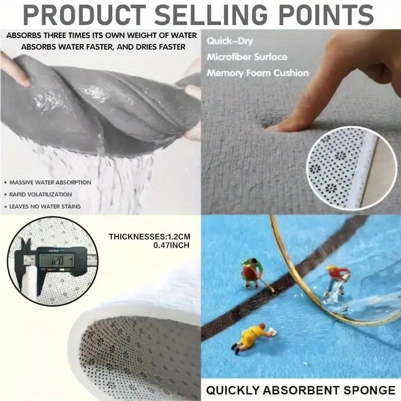 Retro Ethnic Carpets Turkish Persian Rug for Living Room Bedside Bedroom Vintage Polyester Floor Mat Entrance Doormat Carpet