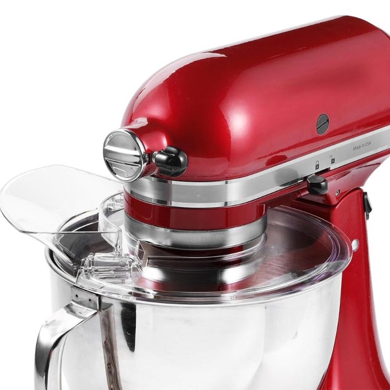 Spritzschutz mit abnehmbarem Ausgießer für 3,5-Quart-Kopfneige-Küchenmaschine Spritzschutz Rührzubehör