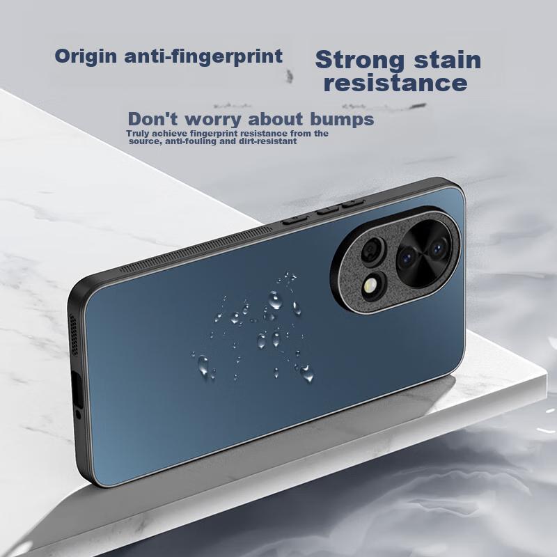 Phone Case for Huawei Nova 12 Pro, Huawei Nova 12 Pro Protective Cover, Frosted Full Coverage Ultra-Thin Shockproof Anti-Fingerprint - Graphite Black