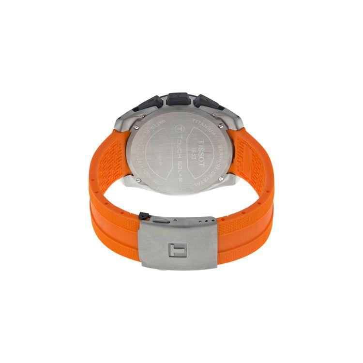 Tissot Quarzwerk 100 Meter Wasserdicht Uhr Blaues Zifferblatt Titan Gehäuse Kautschuk Armband Herren Uhren T091.420.47.051.01