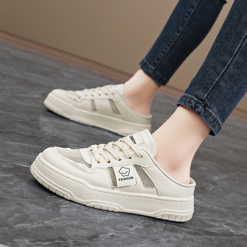 Women Summer Sandals Beige Clogs Casual Girl Slippers Backless Sneakers Black Casual Sport Sandals