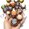 3D Printed Keycap Clicker Pendant Button Press Lucky Cat Key Chain  Cartoon Animals