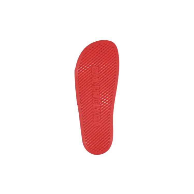 Balenciaga Pool Slides 'Red' 565826W1S806090