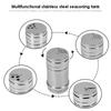 Salt Sugar Bottle Rotating Jar Multi-purpose Stainless Steel Home Kitchen Gadgets Spices Pepper Shaker Spices Jar Seasoning Can
