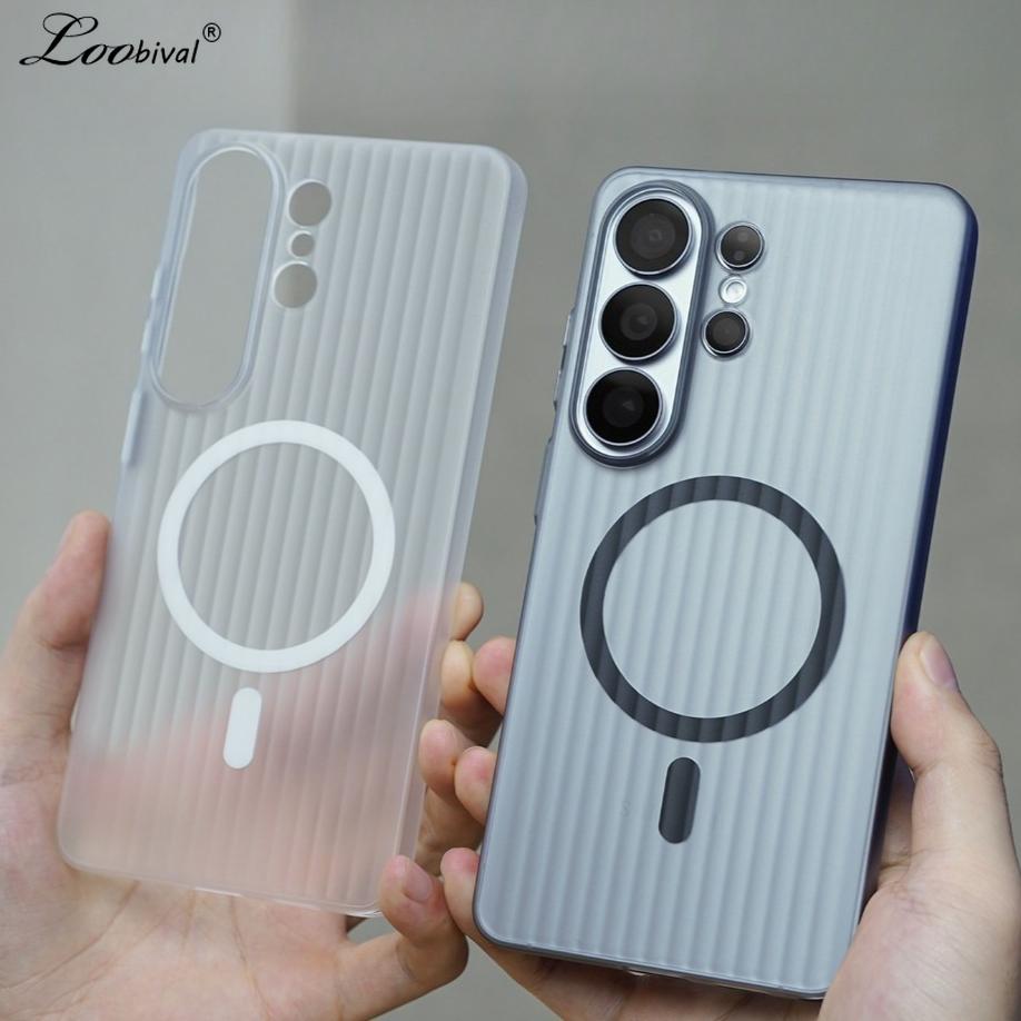 Matte for Hard Case for Samsung Galaxy S26 S2 Ultra S23 S24 Plus Magnetic Frosted Ultra Slim Thin PC Shockproof Cover