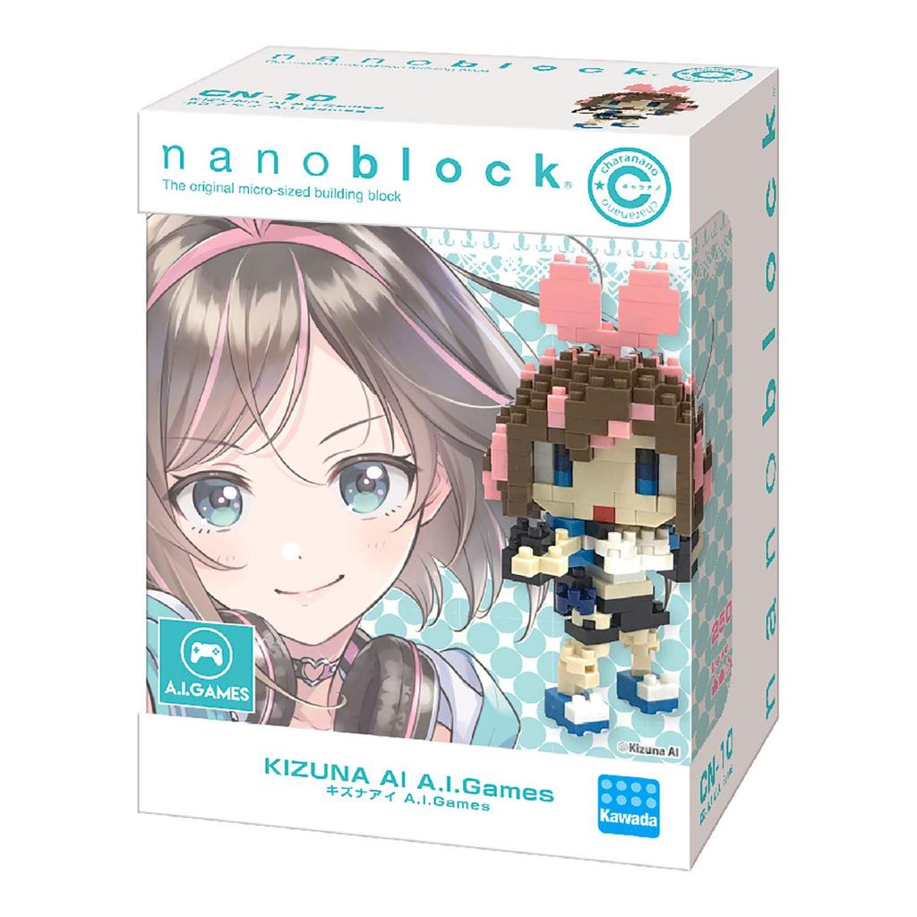 Kawada Nanoblock Charanano Kizuna Ai 2019 A.I.Games Ver. CN-10