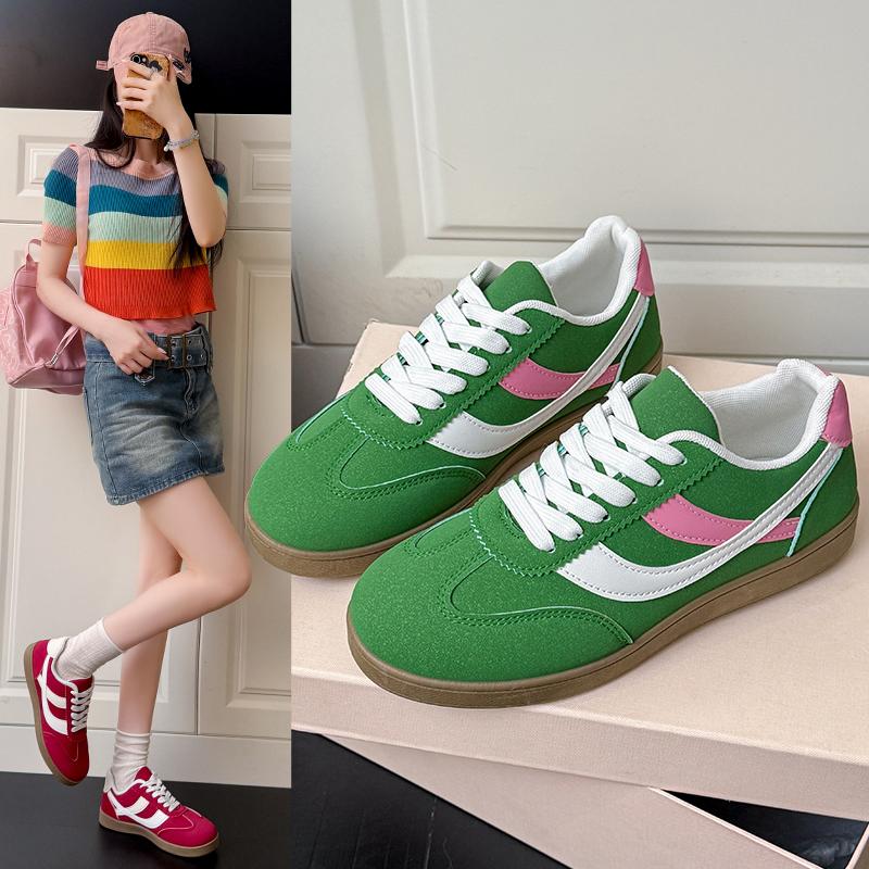 Women's 2025 Fashion Casual Sneakers Comfortable Lace up Flat Shoes Tennis Shoes Zapatillas De Mujer