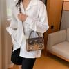 New Niche Design Shoulder Bag Trendy Retro Badge Bag Women's Fashion Messenger Bag Portable Box Bag