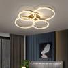 Modern LED Ceiling Chandelier Lighting for Living Bedroom Ring Pendant Lamp Postmodern Simple Lustre Foyer Chandeliers