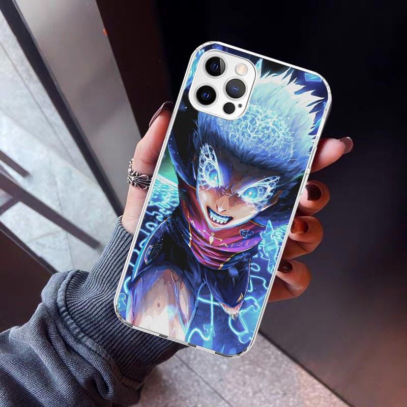 Blue Lock Isagi Yoichi Phone Case For iPhone 17 Air 16 15 Pro Max 14 Plus 13 Mini 12 11 Cover 7 8 SE Silicone Shell Print Fundas