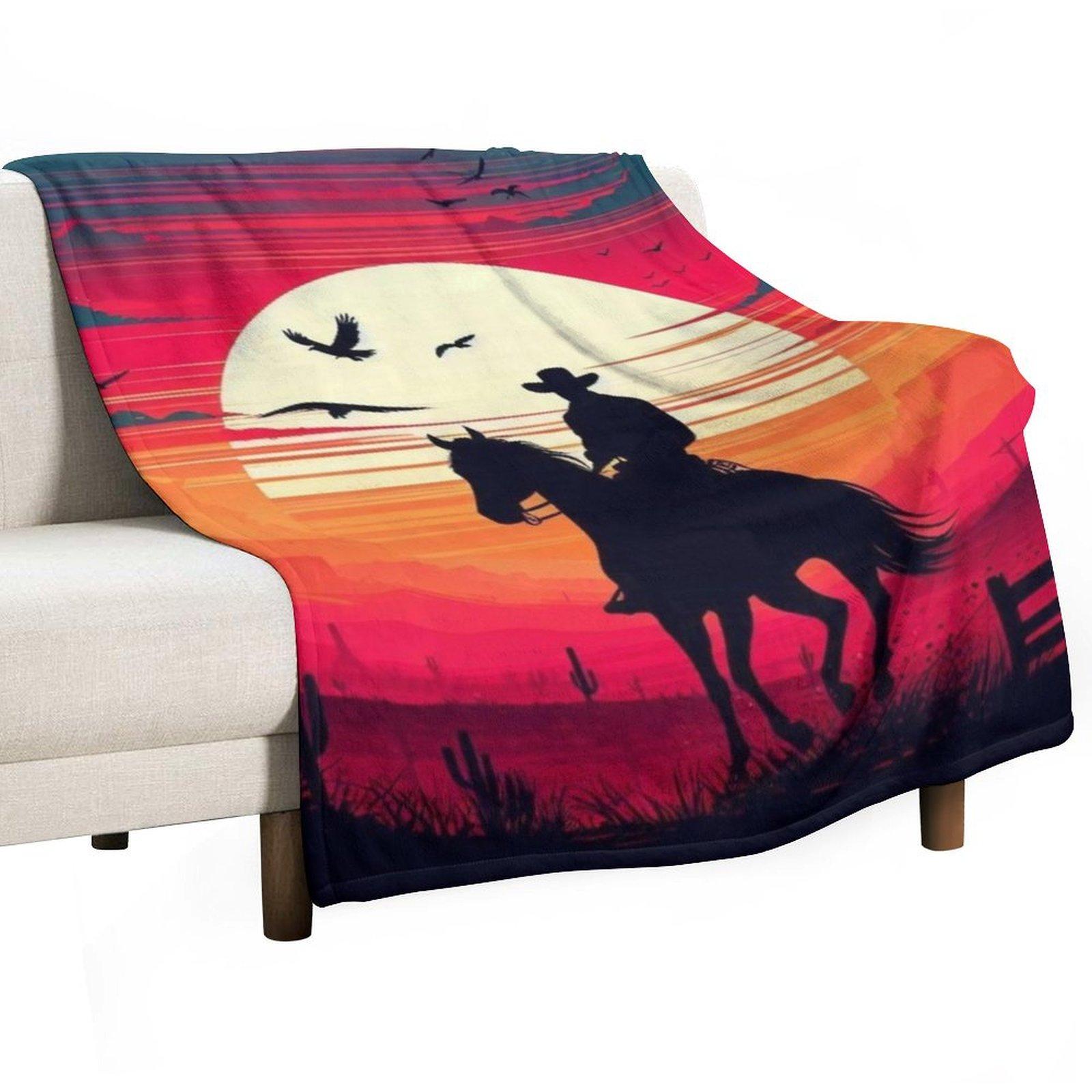 

The Man Of West #2 Throw Blanket Thermal Hairys Warm Luxury Thicken Blankets 30x40in