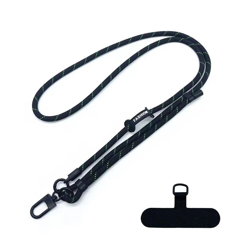 

150cm Length Phone Lanyard Adjustable Outdoor Universal Case Crossbody Shoulder Card Neck Cord Clip Hang Anti-lost Wrist Strap