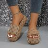 Fashion Women Slippers Summer Fashion Platform Sandals Thick Sole Solid Color Slippers Party Party Slides Women Casual Shoes for Women