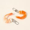 Imitation Shrimp Key Chain Creative Food Keyring Funny Scene Bag Hangings Decor