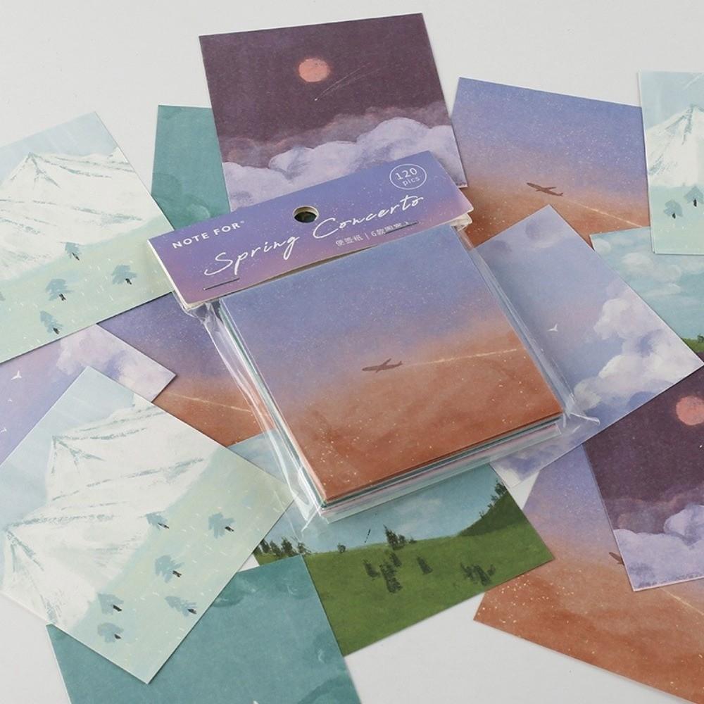 New Portable Durable High Quality Korean Paper Sticky Notes Kawaii Scrapbooking Memo Pad Small Notebooks Office Accessories