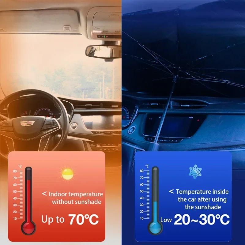 Car Front Shading Car Windshield Sunshade Umbrella For Mazda CX-5 CX-8 CX-9 CX-30 Axela BT-50 Biante Demio MPS MX-5 Skyactiv