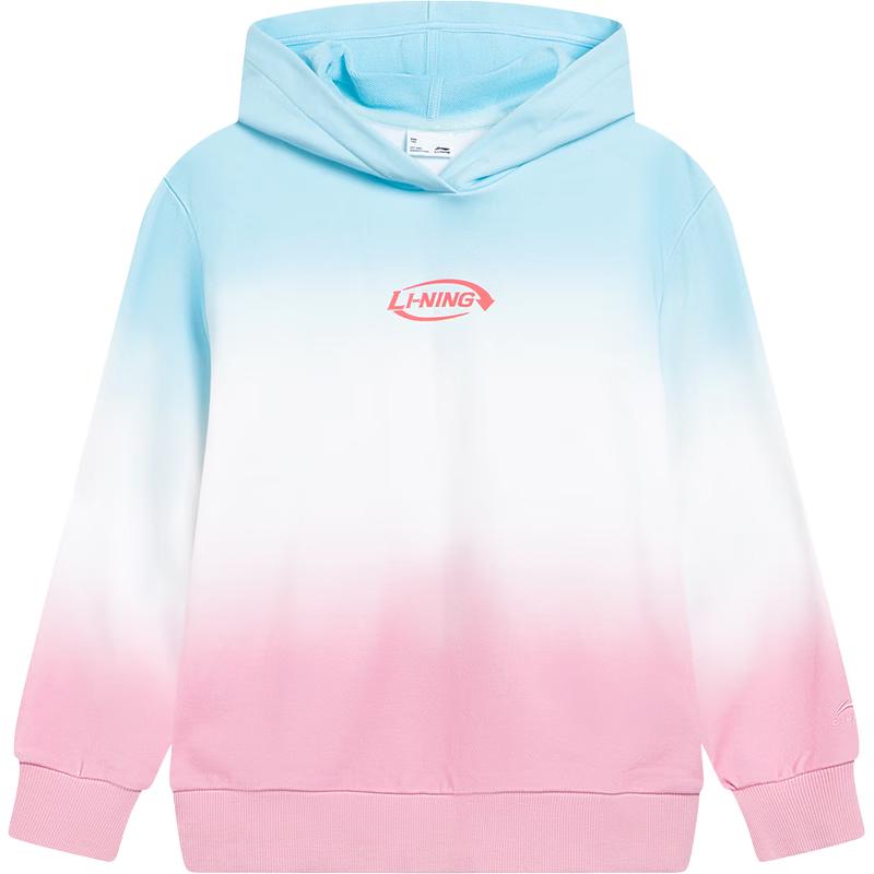 LI-NING Girls  Gradient Print Hoodie 160