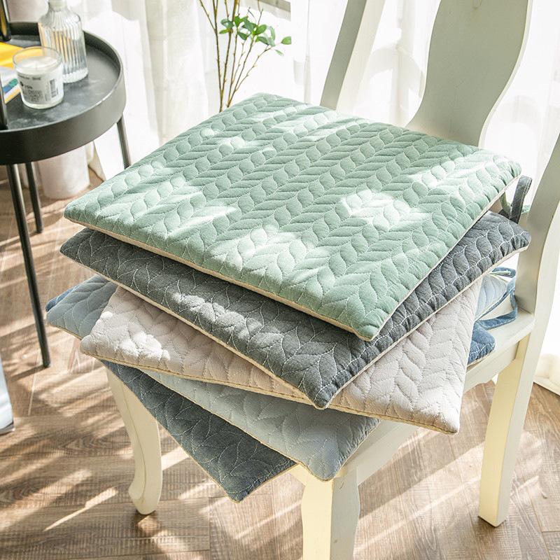 Japanese Cotton Chair Cushion - Non-Slip, Thickened for Dining, Office, or Student Use