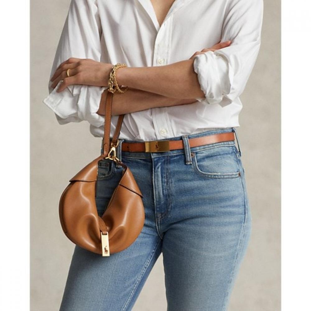 Polo Ralph Lauren Women S Polo Id calfSkin Mini Shoulder Bag wapoBag02v20016270