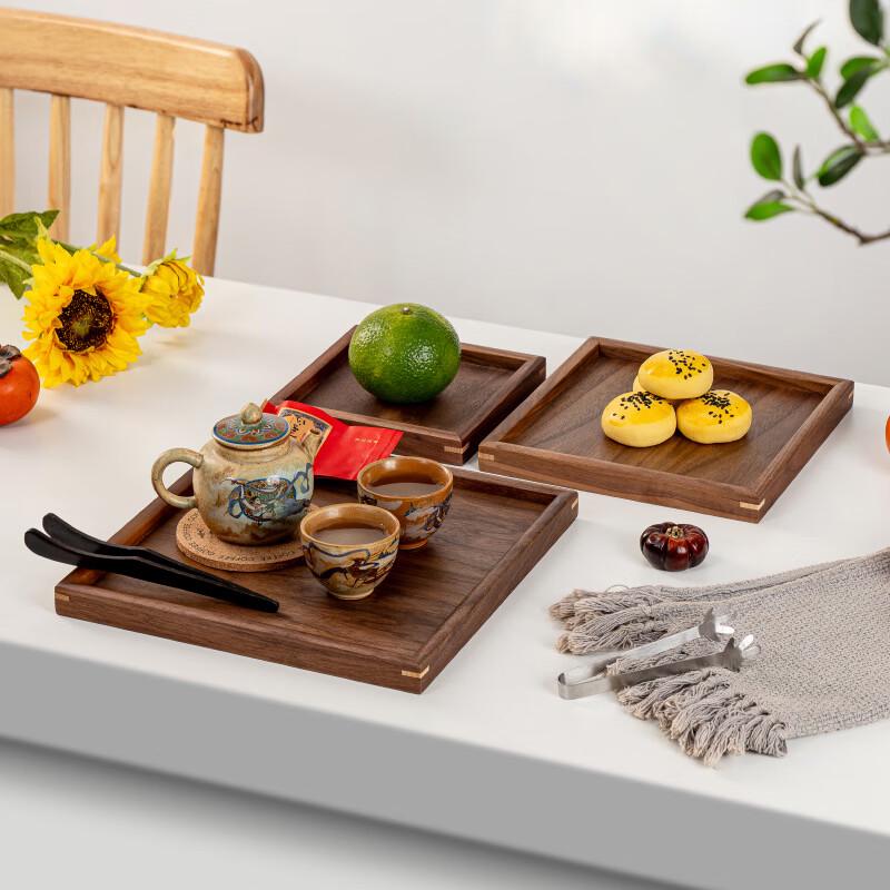 OLOEY Black Walnut Serving Trays