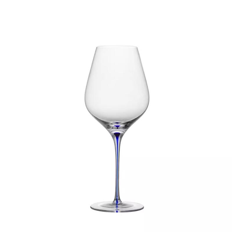 Blue Teardrop Lead-Free Crystal Universal Wine Glass 500ml