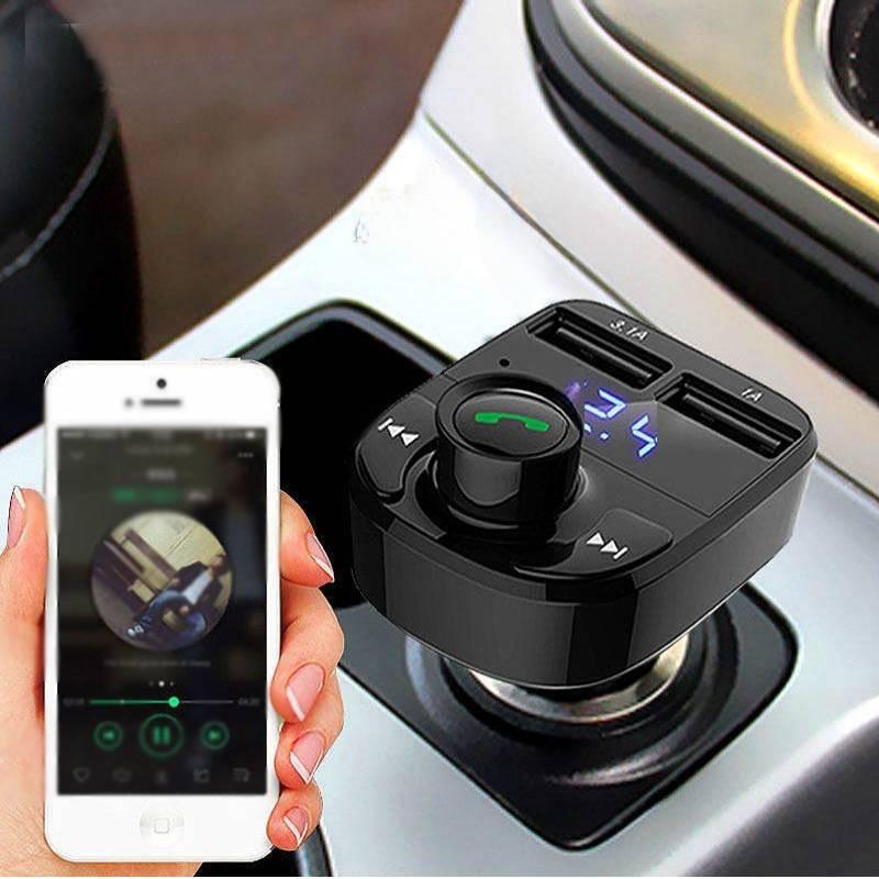 Car Bluetooth Receiver Charger Lossless Sound Quality Fm Transmitter Card Insert Car Mp3 Bluetooth Player