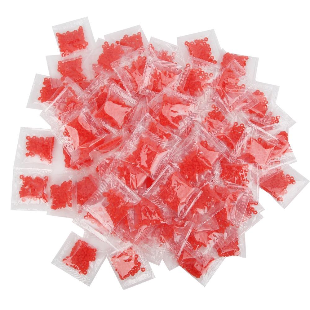 100 Bags Rubber Bait Bands Mini Bait Bait Bands Durable Pellet Bands  Carp Fishing