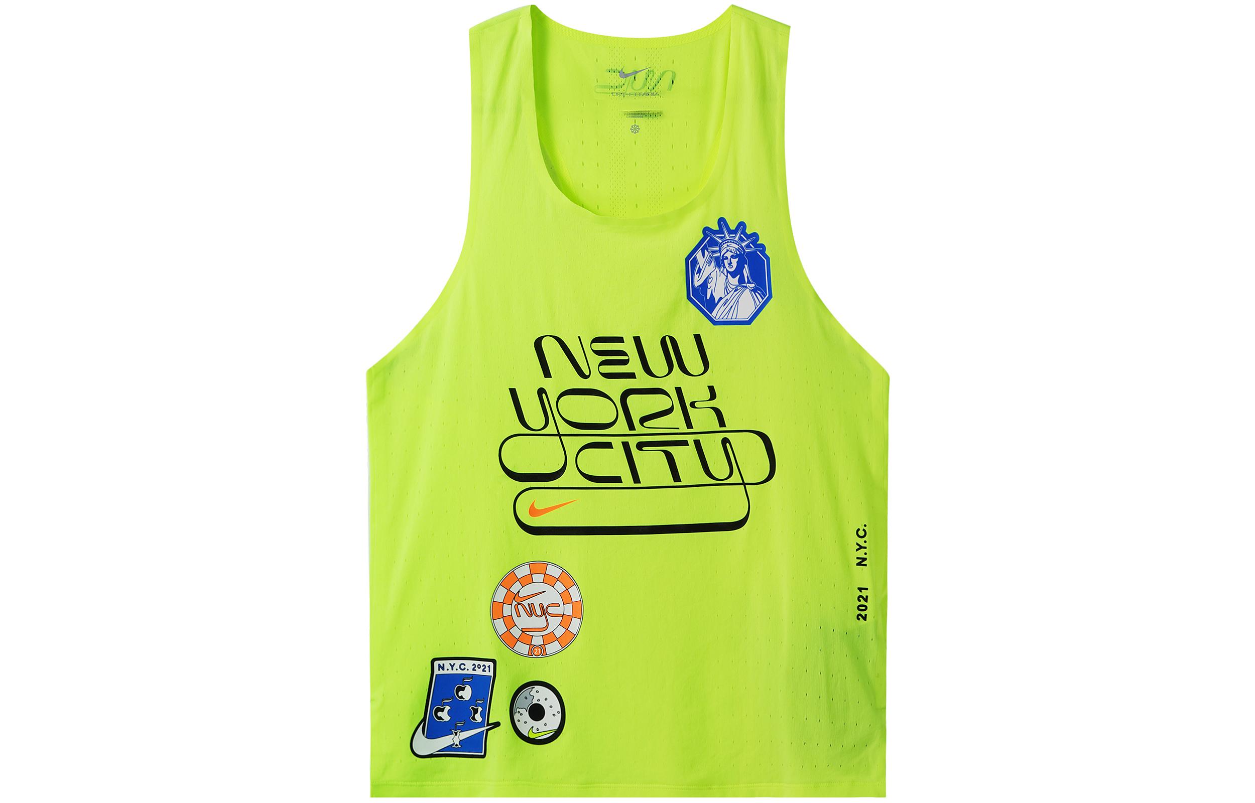 

Nike AeroSwift Nyc Marathon Run 2021 Dri Fit Adv Singlet Running Vest DN7461-702 S