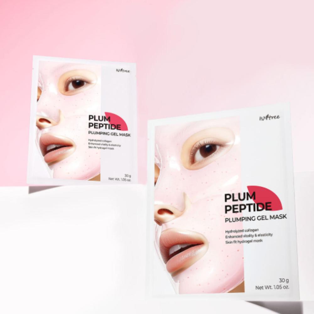 

Isntree Plum Peptide Plumping Gel Mask 8 Sheets Firming & Hydrating Peptide Hydrogel Mask Set
