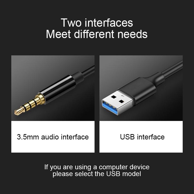 3.5Mm Jack Usb Computer Microphone Hi-Fi For High Fidelity Video Conference Speech Vlog Noise Cancelling Mic Professiona