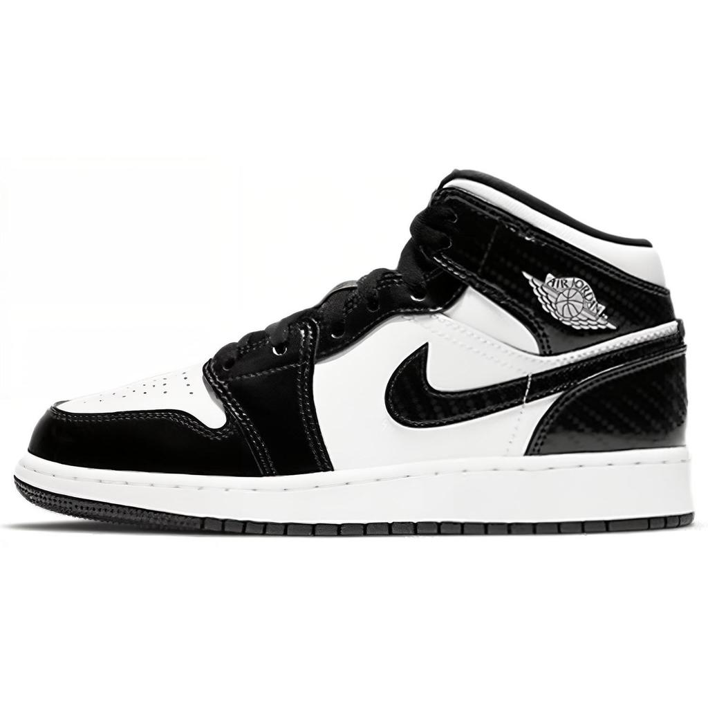 Air Jordan 1 Mid SE GS All Star 2021 Kids Sneakers Black White DD2192-001
